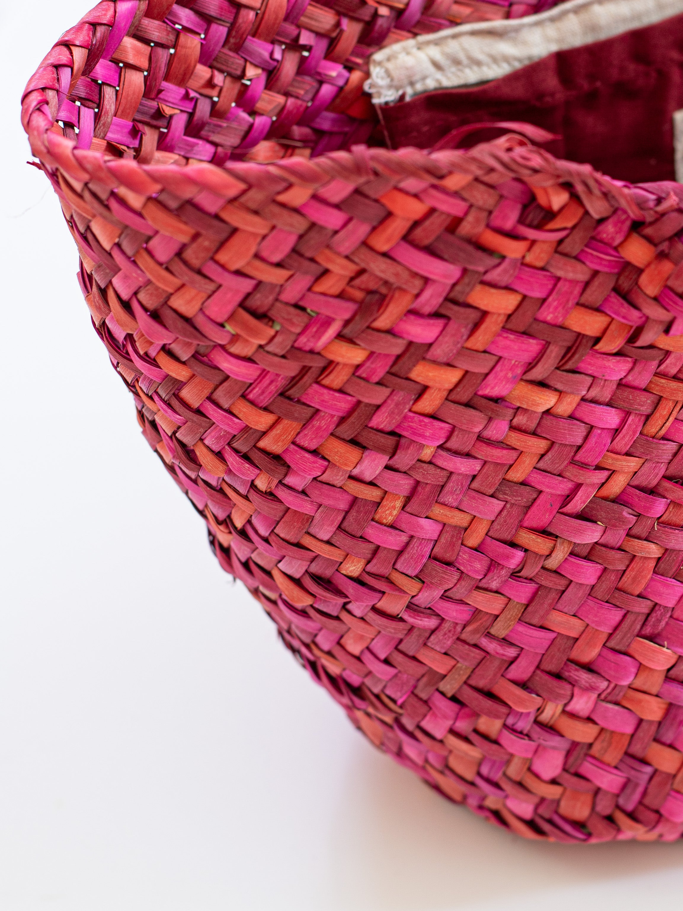 Woven Basket Bag - Sidi Bou | Warm Colours
