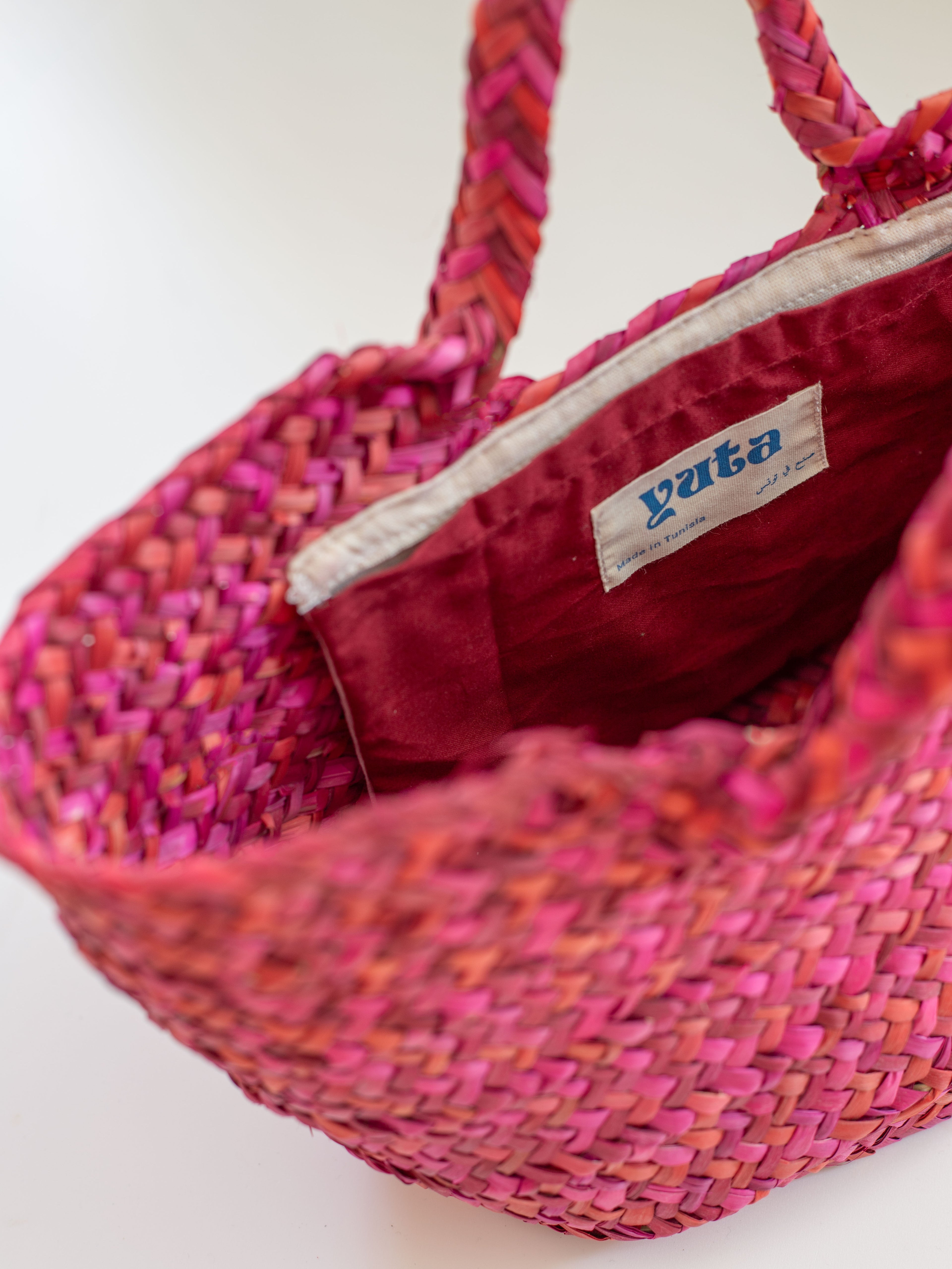 Woven Basket Bag - Sidi Bou | Warm Colours