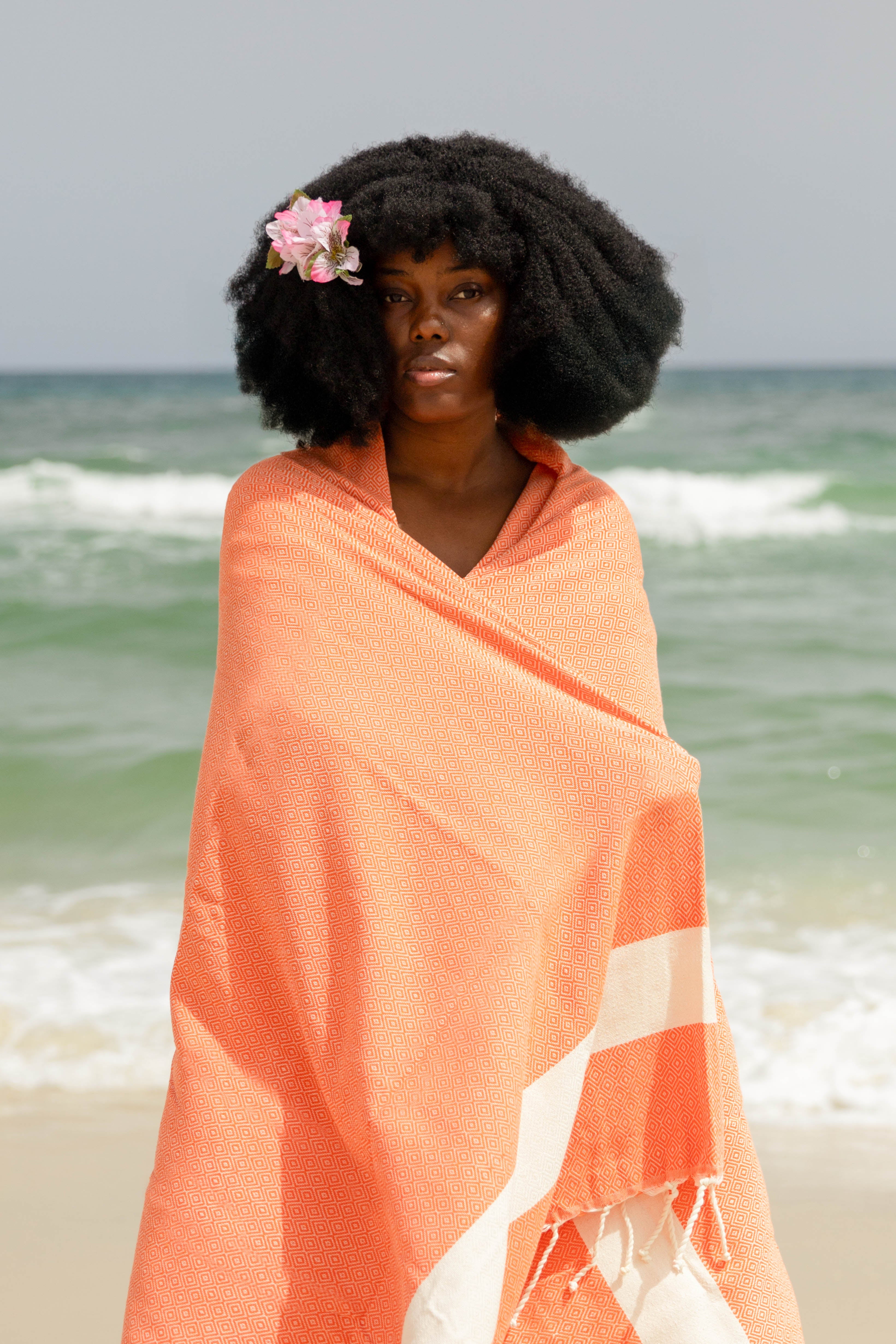 Fouta By Yuta - Hammam Towel Bardo | Tangerine