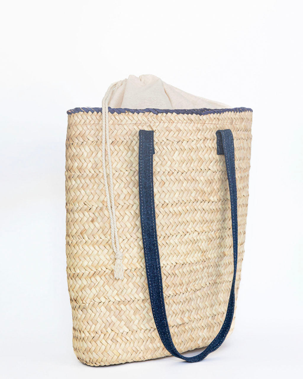 Hammamet Tote Bag | Denim Straps - Navy